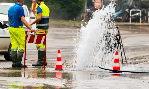 Infrastructure Pipe Burst Infrastructure Pipe Burst
