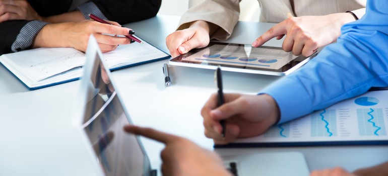 Meeting and Charts Small